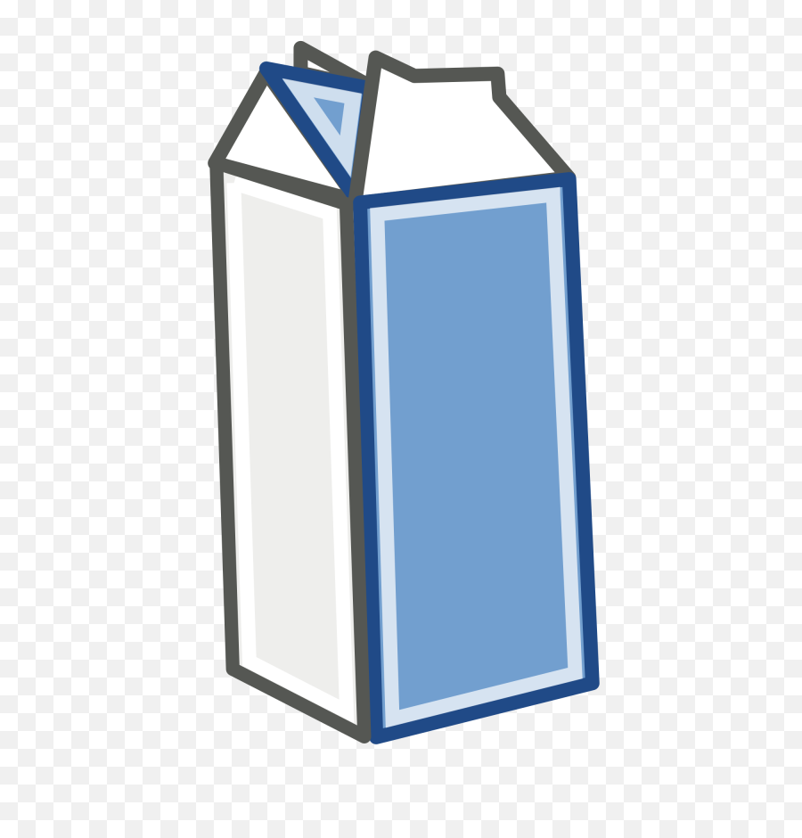 Tango Style Milk Carton Clipart - Milk Cartoon Transparent Background Png,Milk Clipart Png