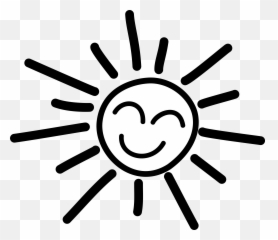 Window With Tree And Sunshine Clipart - 194407 Png Images Sun Clipart Black And White,Sunshine Png