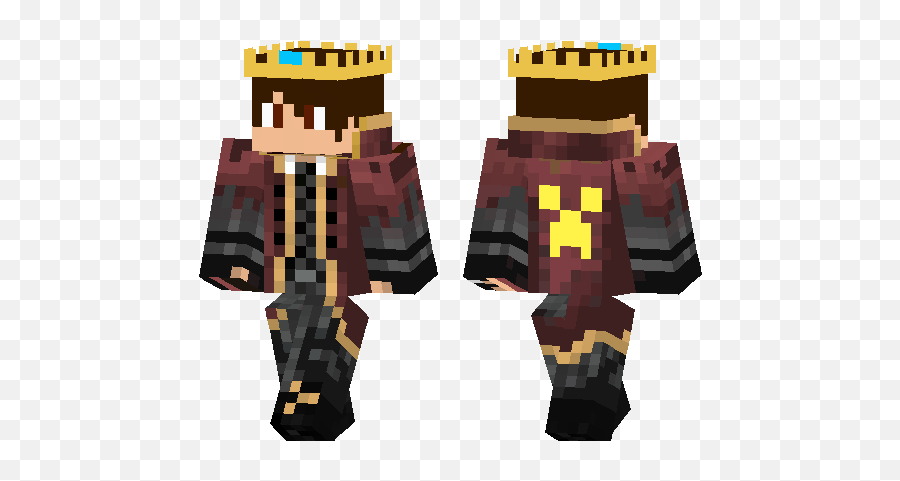 King Creeper Minecraft Pe Skins - Zombie In A Suit Minecraft Skin Png,Minecraft Creeper Png
