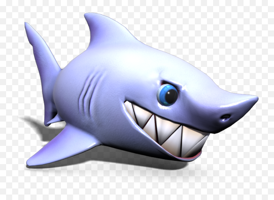 Download Cartoon Shark - Great White Shark Full Size Png Shark,Great White Shark Png