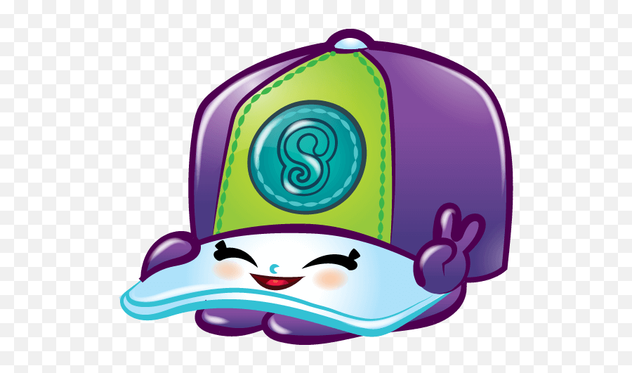 Casper Cap Shopkins Birthday Bday - Draw Cute Cap Shopkins Png,Shopkins Png Images