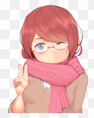 Shy Anime Girl Clipart Free Download Transparent Png - Anime Girl Clipart