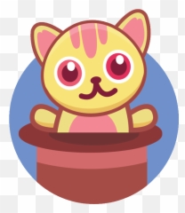 Clipart Cat Hat Transparent Free For - A Cat In Hat png