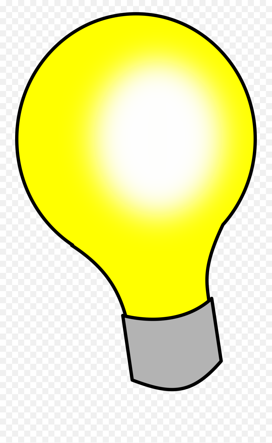 Lightbulb Light Bulb Clipart 2 - Light Clipart Black Background Png,Lightbulb Clipart Png