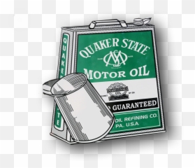 Quaker State Flange Sign - Cylinder Png,Quaker State Logo