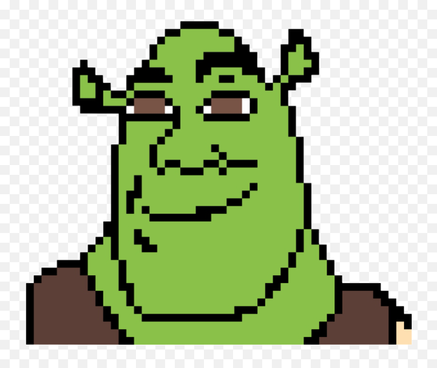 Shrek Pixelart Donkey Shrekislove Shrekislife Fre - Shrek Pixel Art Minecraft Png,Donkey Shrek Png