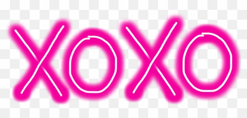 Picsarttools Neon Sticker - Color Gradient Png,Xoxo Png