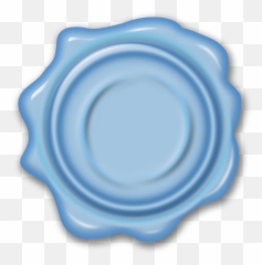 Blue Wax Seal Png Transparent Image - Sealing Wax,Wax Seal Png