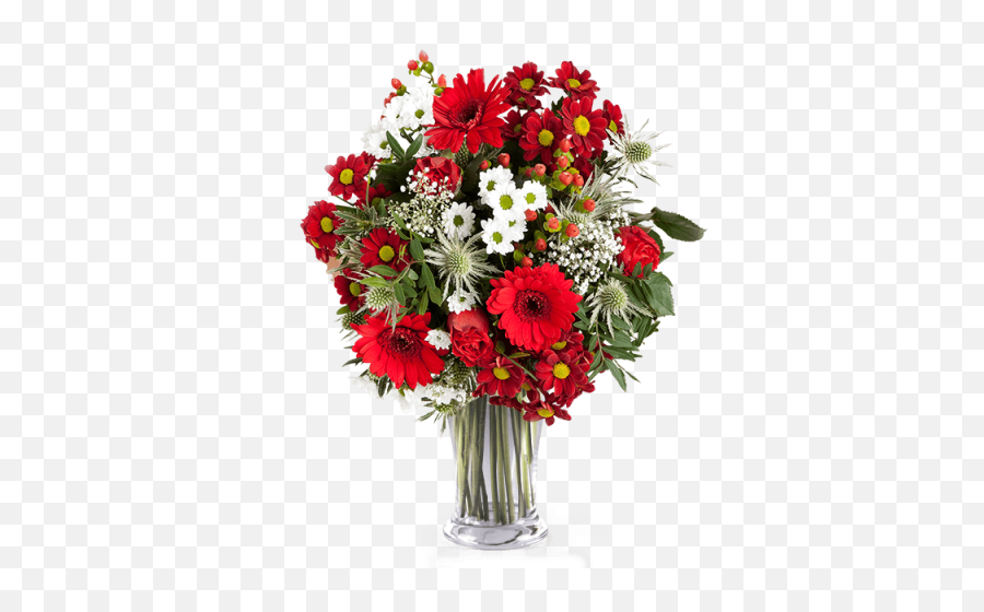 Red Roses And Wildflowers - Mazzo Fiori Di Campo Png,Wildflowers Png