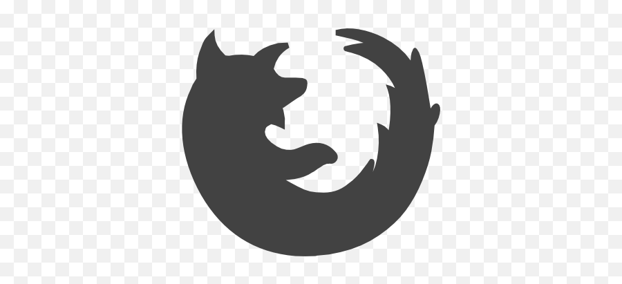 Icon Of Social Media Logos I Glyph - Firefox Transparent Logo White Png,Firefox Icon Transparent