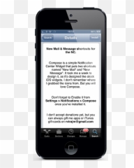How To Add New Mail And Message Widget Ios Notification - Leonardo App png