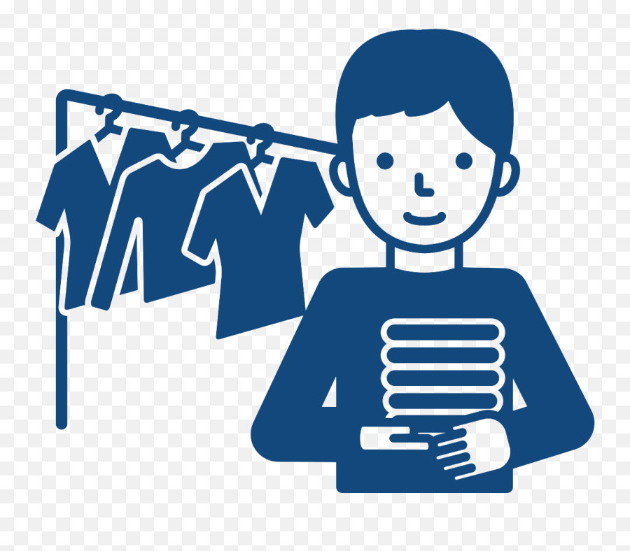 Clothing - Clip Art Cloth Shop Png,Simple Man Icon