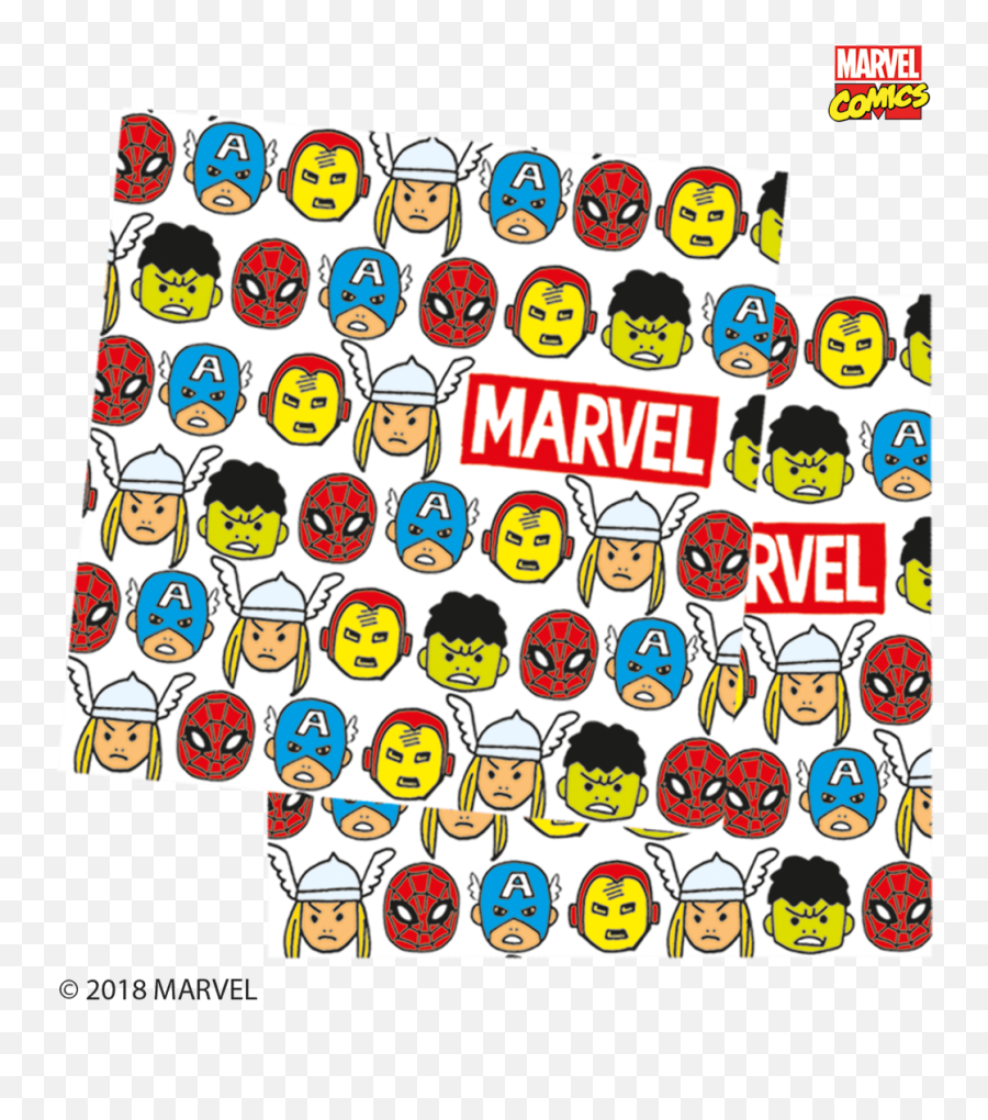 Marvel Avengers Napkins 20pk - Papel Marvel Png,Avengers Icon Pack