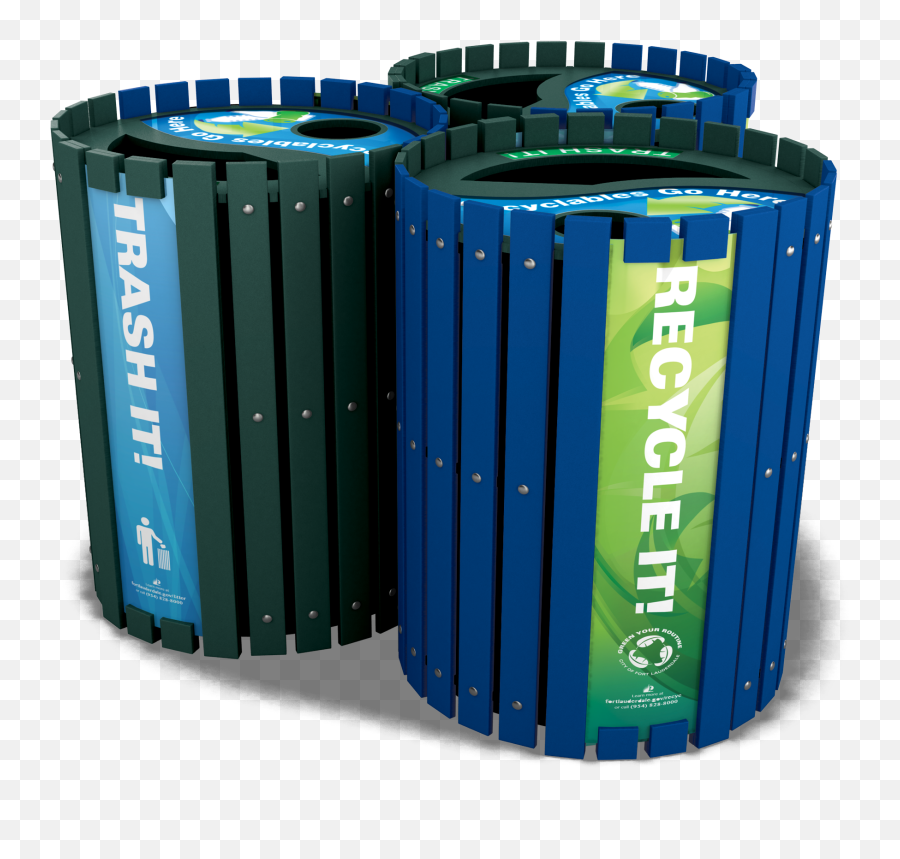 Round Waste U0026 Recycling Bins Infinity Max - R Png,No Trash Icon
