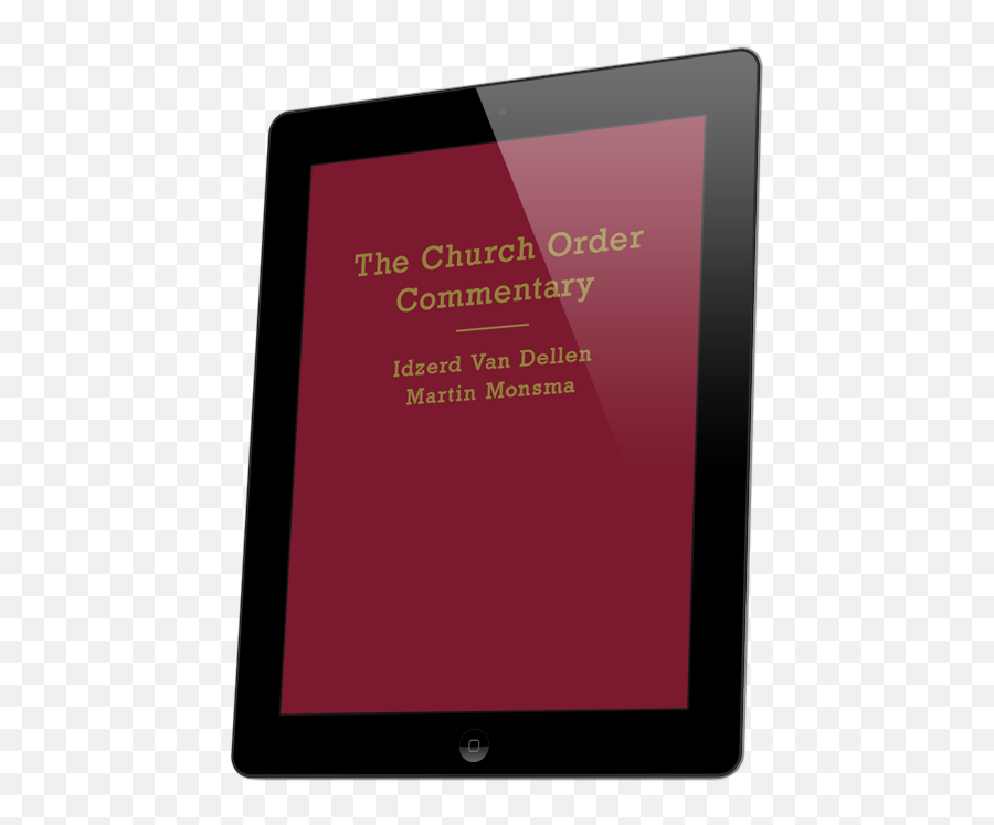 The Church Order Commentary Ebook - Horizontal Png,Church $ Government Icon