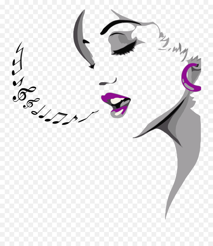 Singer Vector Musician Transparent - Voice As An Instrument Png,Singer Silhouette Png