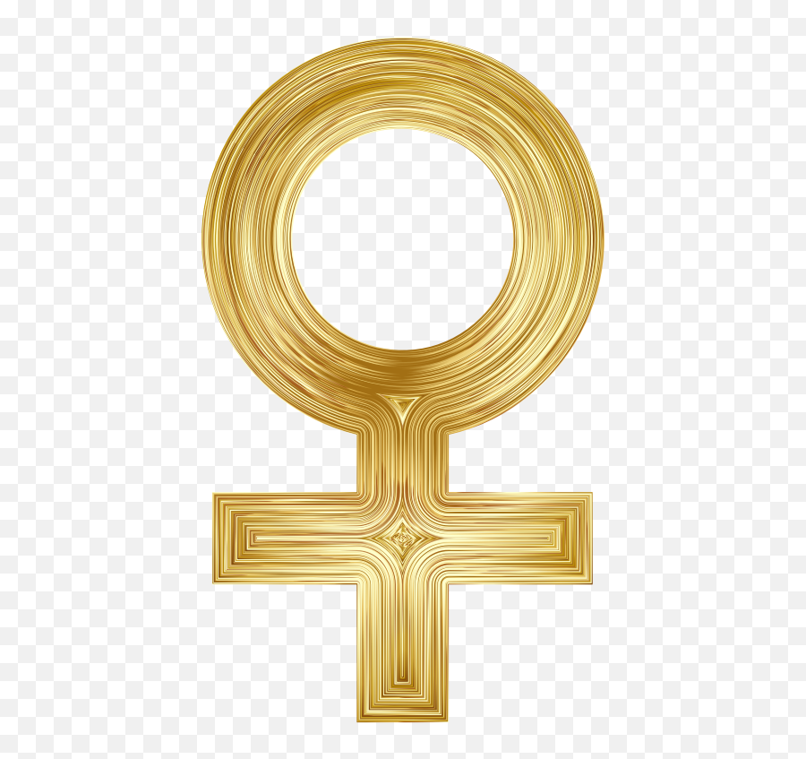 Medium Image - Female Symbol Gold Png,Female Symbol Png