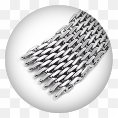 Shark Mesh Watch Band Bracelet Milanese - Solid png