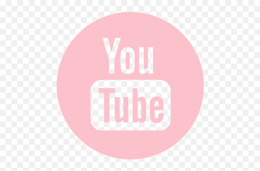 Pink Youtube 4 Icon - Free Pink Site Logo Icons Blue Youtube Png,Cute Icon
