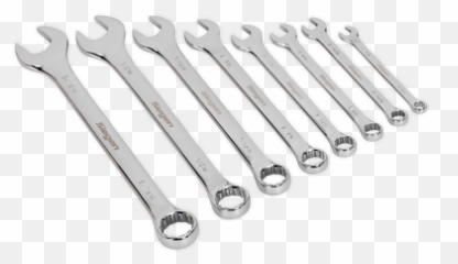 Sealey S0870 Combination Spanner Set 8pc Whitworth Ebay - png