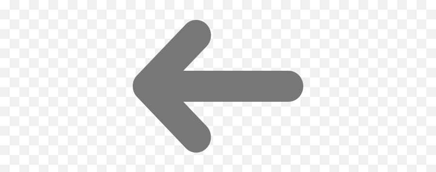 Gray Left Arrow Icon Png Symbol - Left Arrow,Back Button Icon