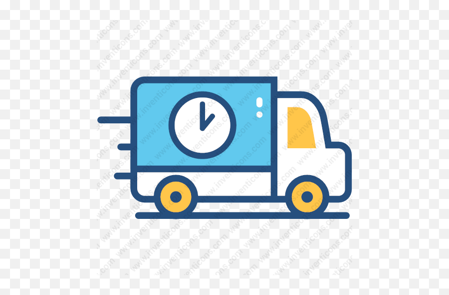 Food Truck Icon Vector - Blue Delivery Truck Icon Png,Truck Icon Png