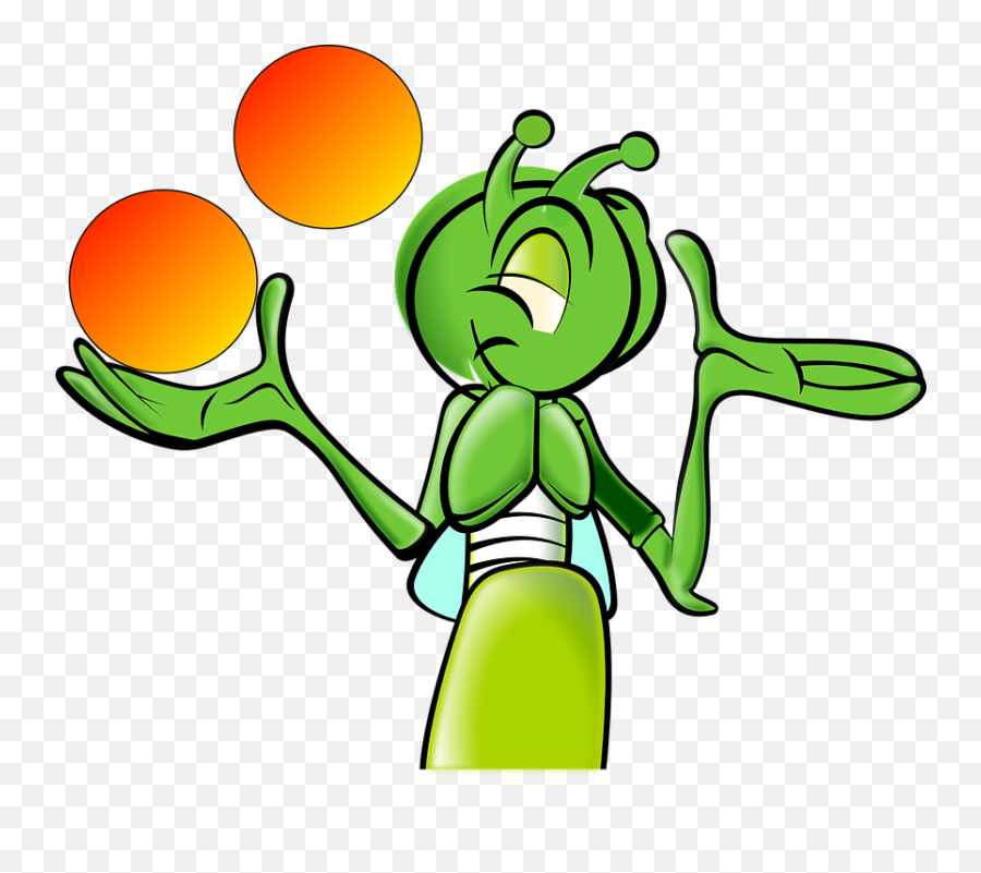 Cricket Juggling Cartoon - Free Vector Graphic On Pixabay Cartoon Cricket Png,Juggler Icon