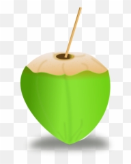 Green Coconut Vector Image Free Svg - Coco Png