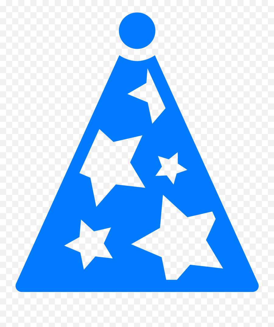 Party Hat With Stars Filled Icon - Luna Si Stele Purple Stars Png,Party Hat Icon