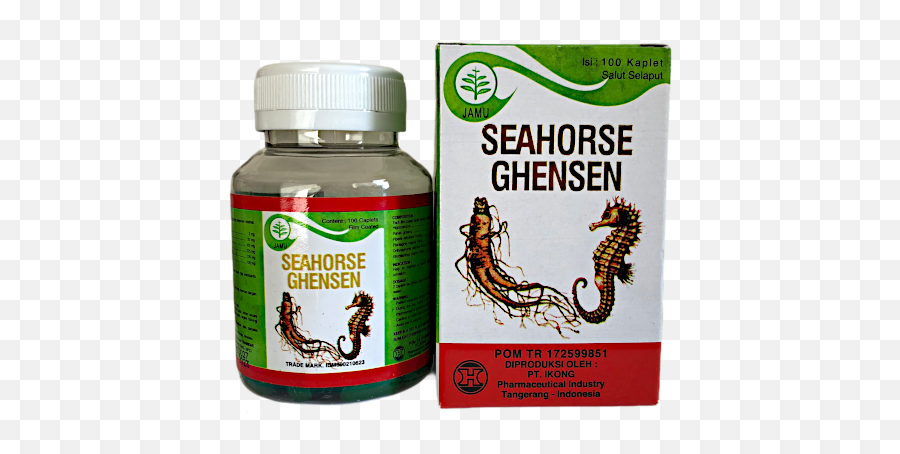 Jamu Seahorse And Ghenshen Mensu0027 U0026 Womensu0027 Tonic - The Jamu Seahorse Ghenshen Png,Seahorse Icon