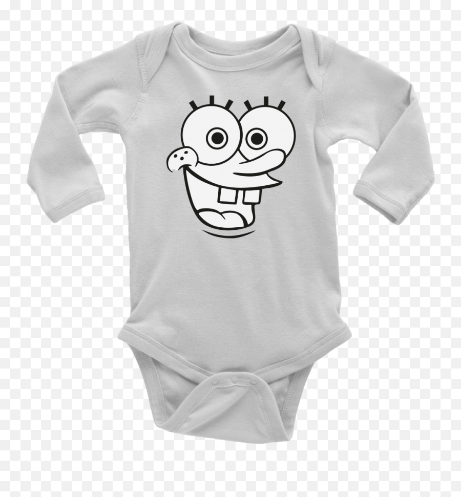 Download New Long Sleeve Baby Bodysuit - Just Poopin You Know How I Be Onesie Png,Spongebob Face Png
