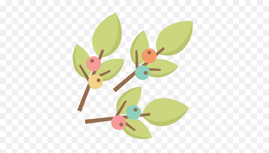 Twigs With Berries Svg Cutting Files For Scrapbooking Cute - Cute Designs Png,Twigs Png