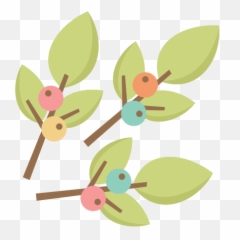 Twigs With Berries Svg Cutting Files For Scrapbooking Cute - Cute Designs Png