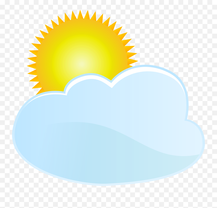 Cloud And Sun Weather Icon Png - Vector Graphics Clipart Filipino English Dictionary,Cloudy Sky Png