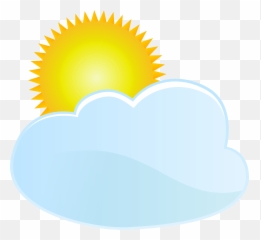 Cloud And Sun Weather Icon Png - Vector Graphics Clipart Filipino English Dictionary
