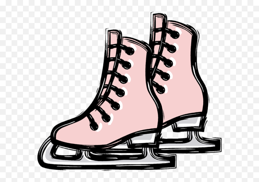 Svg Royalty Free Library Ice Skate - Clip Art Ice Skates Png,Ice Skates Png