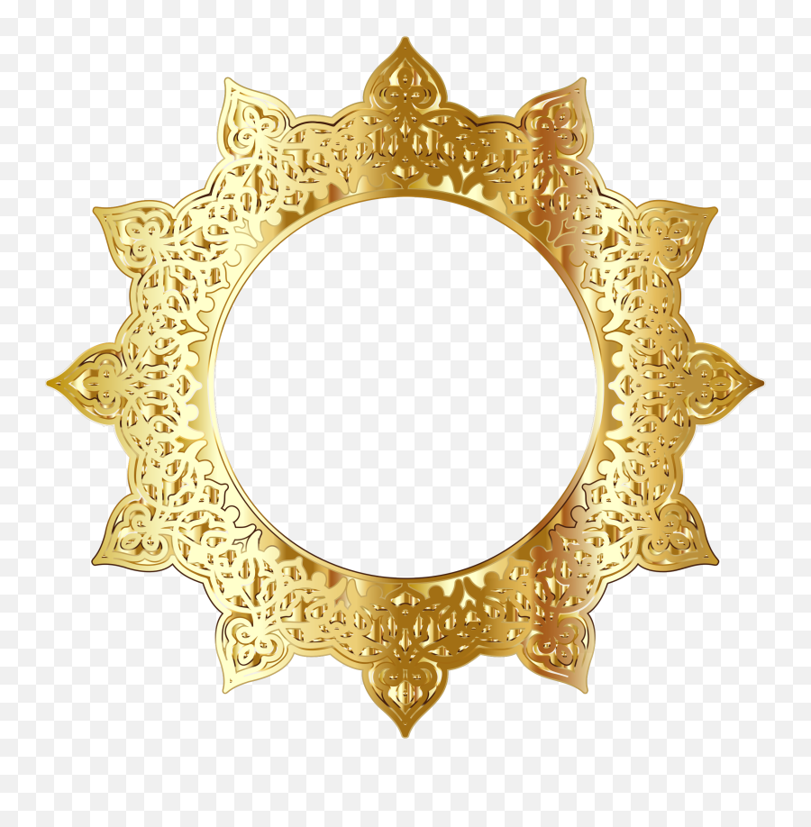 Free Gold Oval Frame Png Download - Golden Round Frame Png,Oval Frame Png