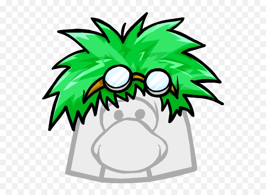 Hair Clipart Crazy Wig - Club Penguin Hair Png,Crazy Hair Png
