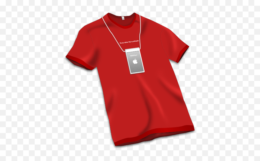 Apple Store Tshirt Red Icon Louvre Iconset - Apple Red T Shirt Png,Red T Shirt Png