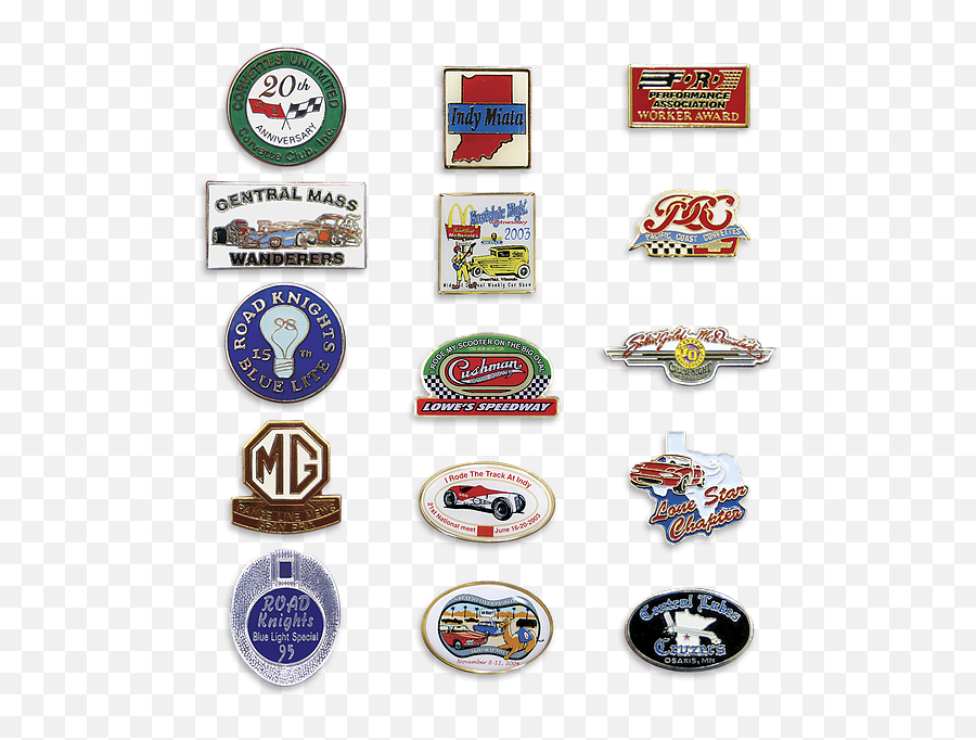 Hat Pins Rallye Productions Lapel Car Show - Emblem Png,Pins Png