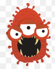 Bacteria Png Images Free Download - Transparent Germ Cartoon Png,Germs Png