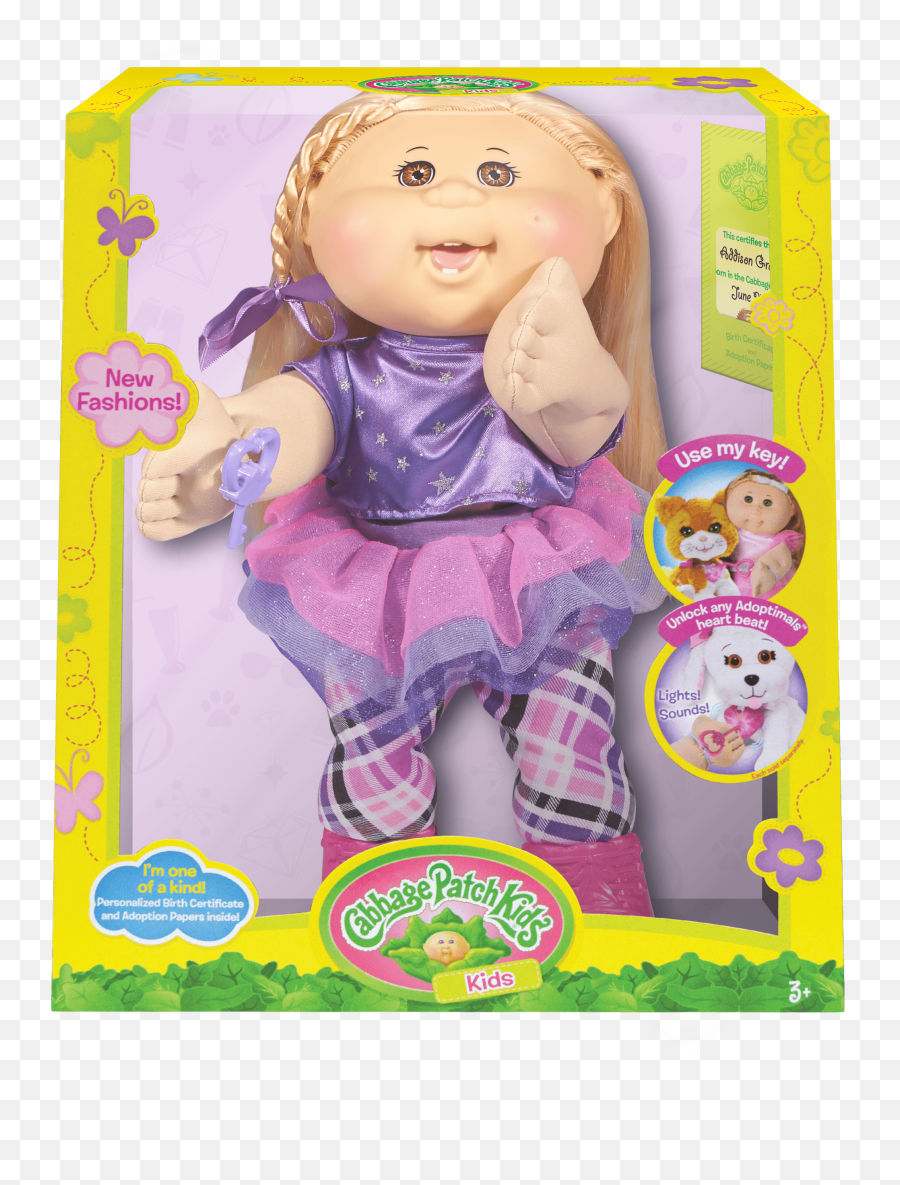 Cabbage Patch Kids Rocker Doll Blonde Hairbrown Eye Girl - Walmartcom Cabbage Patch Dolls New Png,Brown Eyes Png