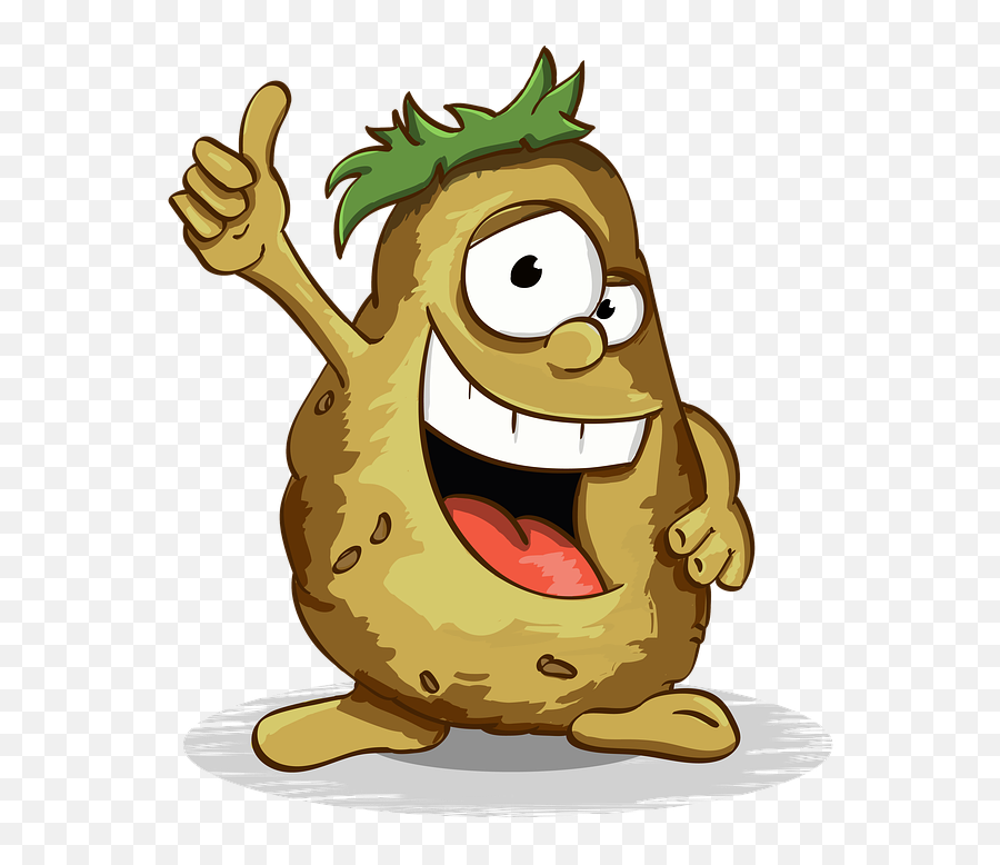 Mash Potato - Laughing Potato Clipart Full Size Clipart Cartoon Potato Thumbs Up Png,Mashed Potatoes Png