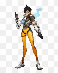 Overwatch Tracer Png 8 Image - Tracer Overwatch Concept Art,Overwatch Tracer Png