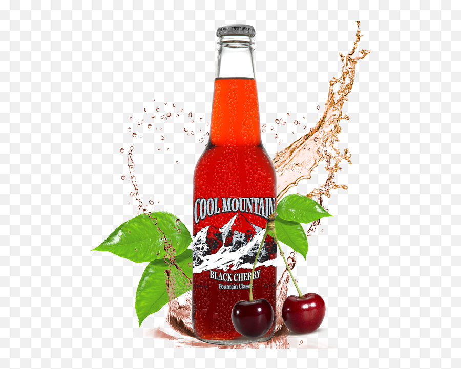Cool Mountain Hand Crafted Sodas Naturally Caffeine Free - Glass Bottle Png,Sodas Png
