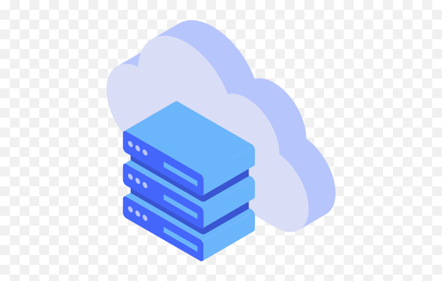 Cloud Server Web Icon - Cloud Server Icon Png,Blue Rectangle Png