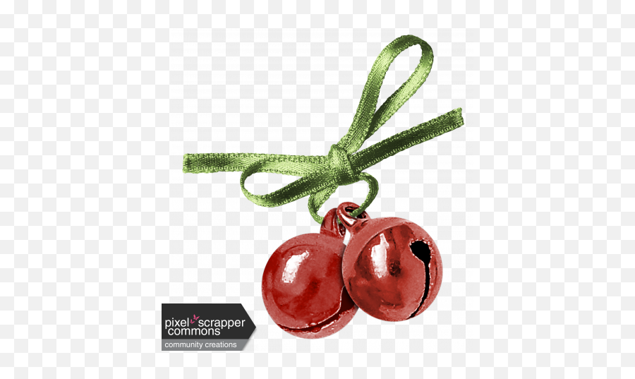 Christmas Bells - Red Graphic By Christine Aufty Pixel Christmas Ornament Png,Christmas Bells Transparent