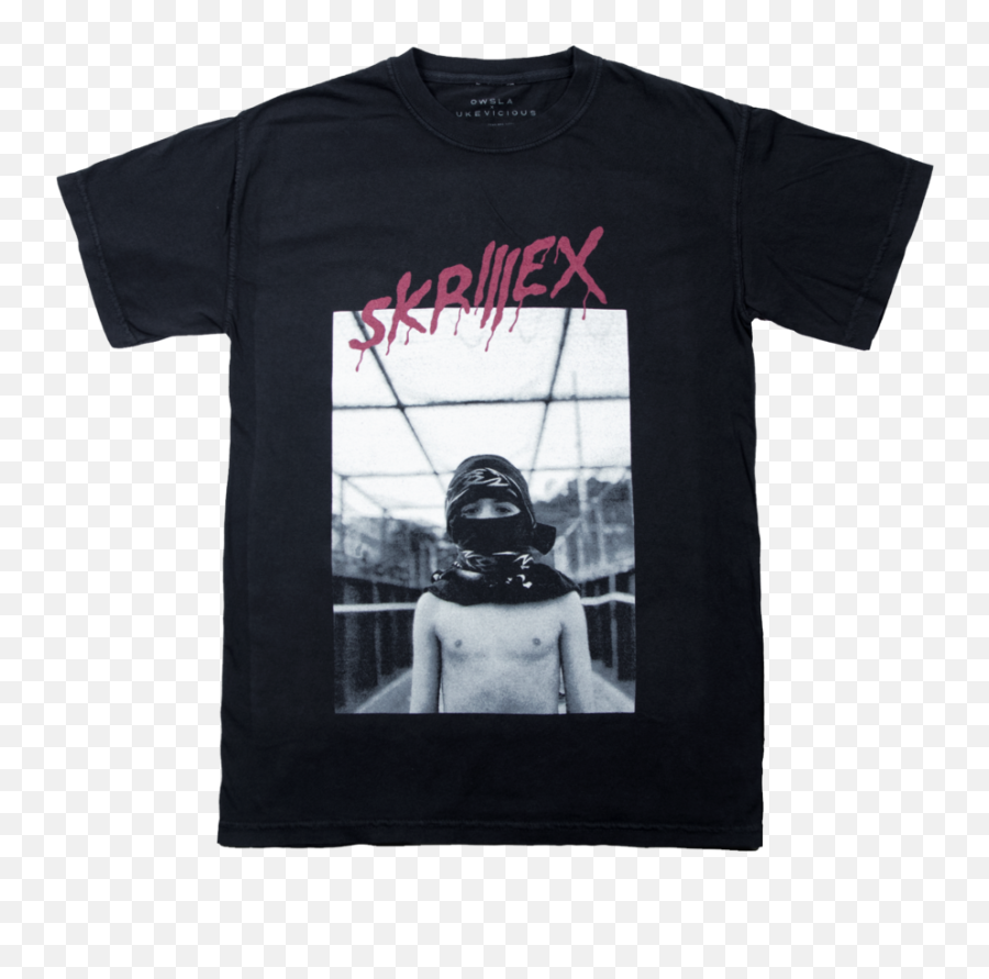 Lv X Skril Online Tee - Black Skrillex Merch Png,Owsla Logo