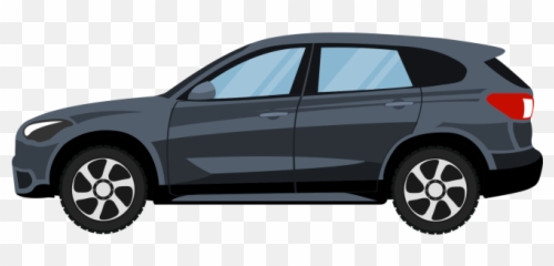Side View Car Vector Png Transparent Cartoon - Jingfm