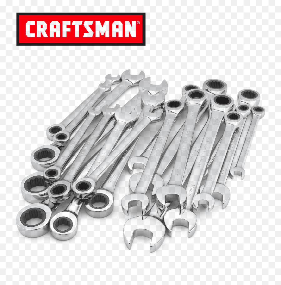 Craftsman 41220 Combination Ratcheting Metric Wrench Set - 20 Piece Craftsman 20 Piece Ratcheting Wrench Set Png,Socket Wrench Png